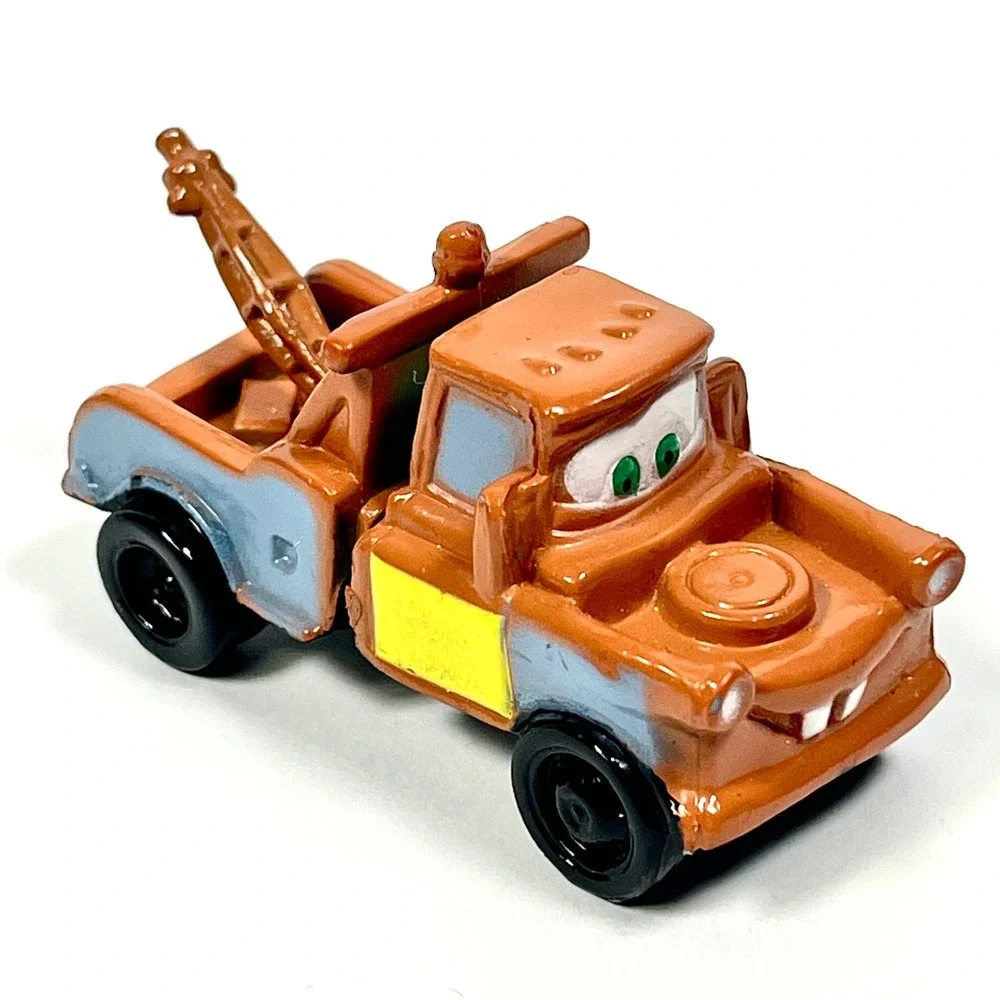 Disney Pixar Cars Mini Racers Mater Blue Primer Yellow Door Metal Diecast Loose